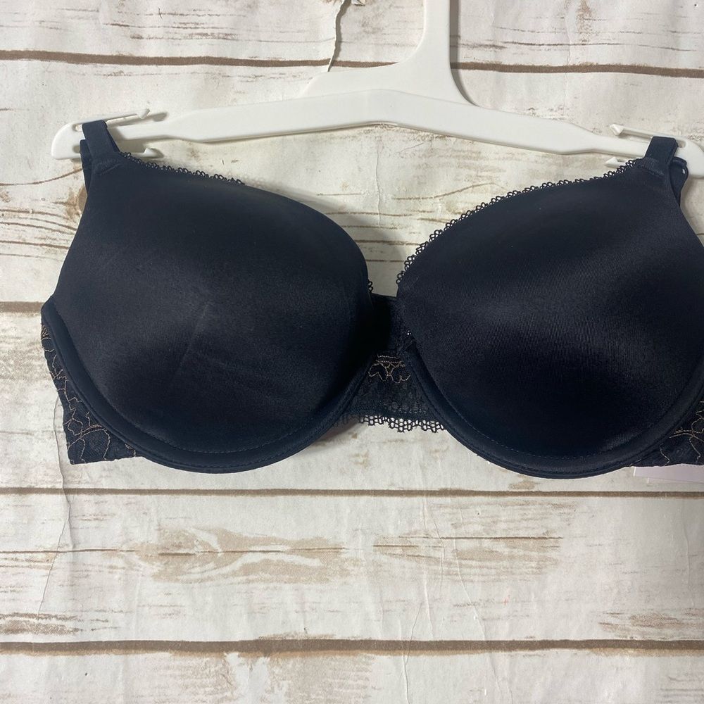 2 bundle pack 32C Auden Black Lace Trim Bra